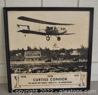 1930 "Curtiss Condor" Paper Photo Print 